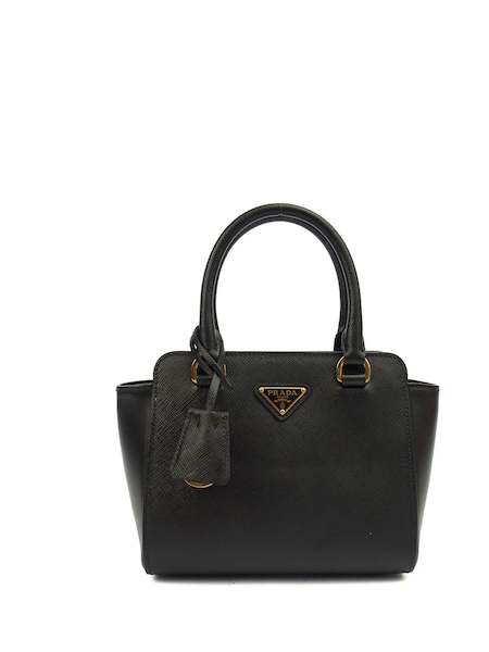 Prada Black Galleria Saffiano Mini Bag (Y02371) | £1,295
