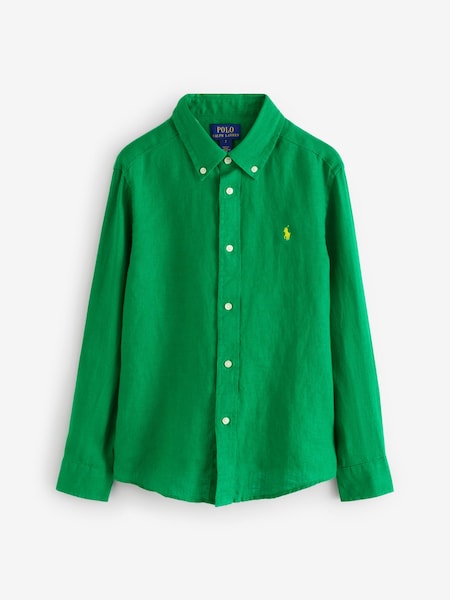 Dark Green Logo Shirt (Y09694) | £95