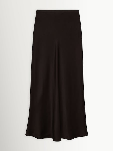 Brown Bar Silk Skirt (Y15434) | £320