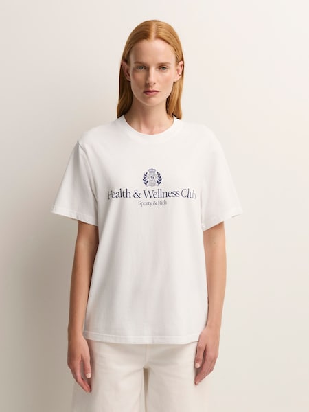 White - H&w Crest T-shirt