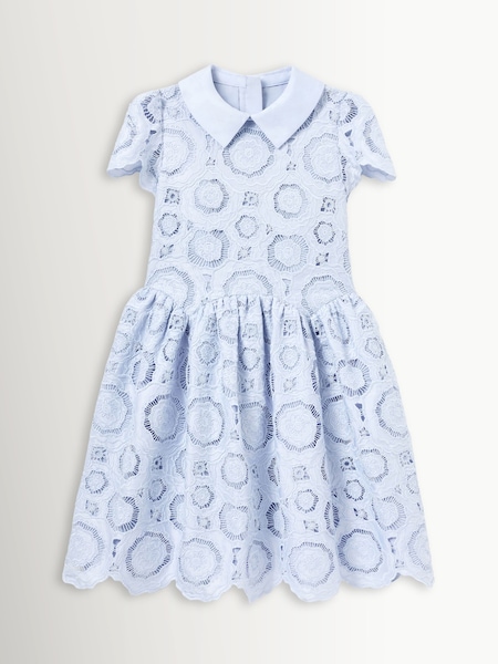 Blue Blue 3D Flower Dress (Y18248) | £200