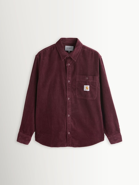 Red Flint Corduroy Shirt (Y24617) | £110