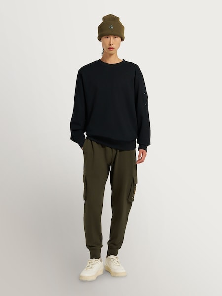 Black Hartsfield Crew Neck Sweatshirt (Y25025) | £225