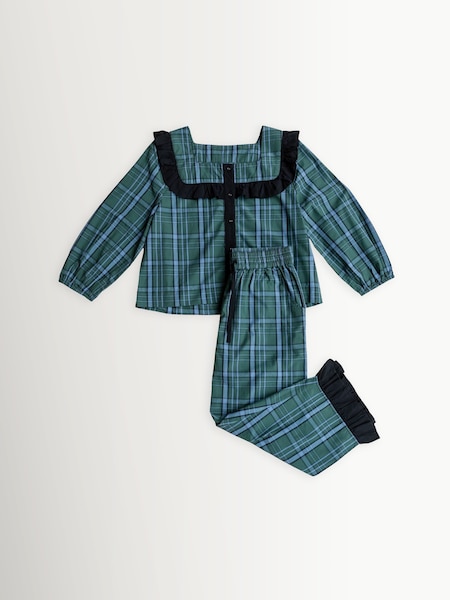 Ruffle Cotton Pyjamas (Y39411) | £99