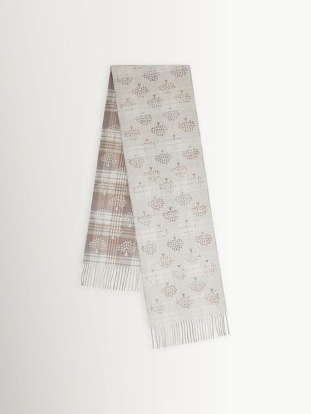 Cream - Heritage Check Scarf