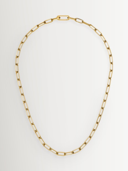 Gold - Classic Paperclip Chain Necklace