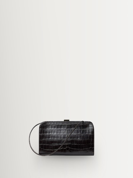 Black - Zella Covered Frame Clutch