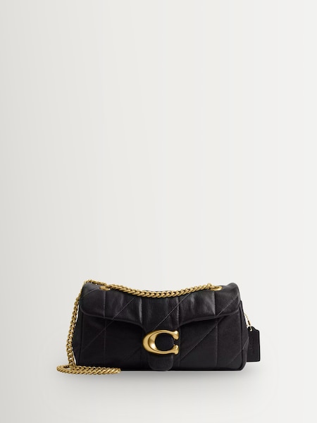 Black - Soft Quilted Tabby Shoulder Bag