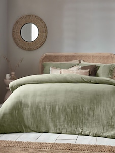 Yard סט מצעי מוסלין, דגם Lark, %100 כותנה