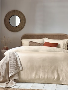 Yard סט מצעי מוסלין, דגם Lark, %100 כותנה