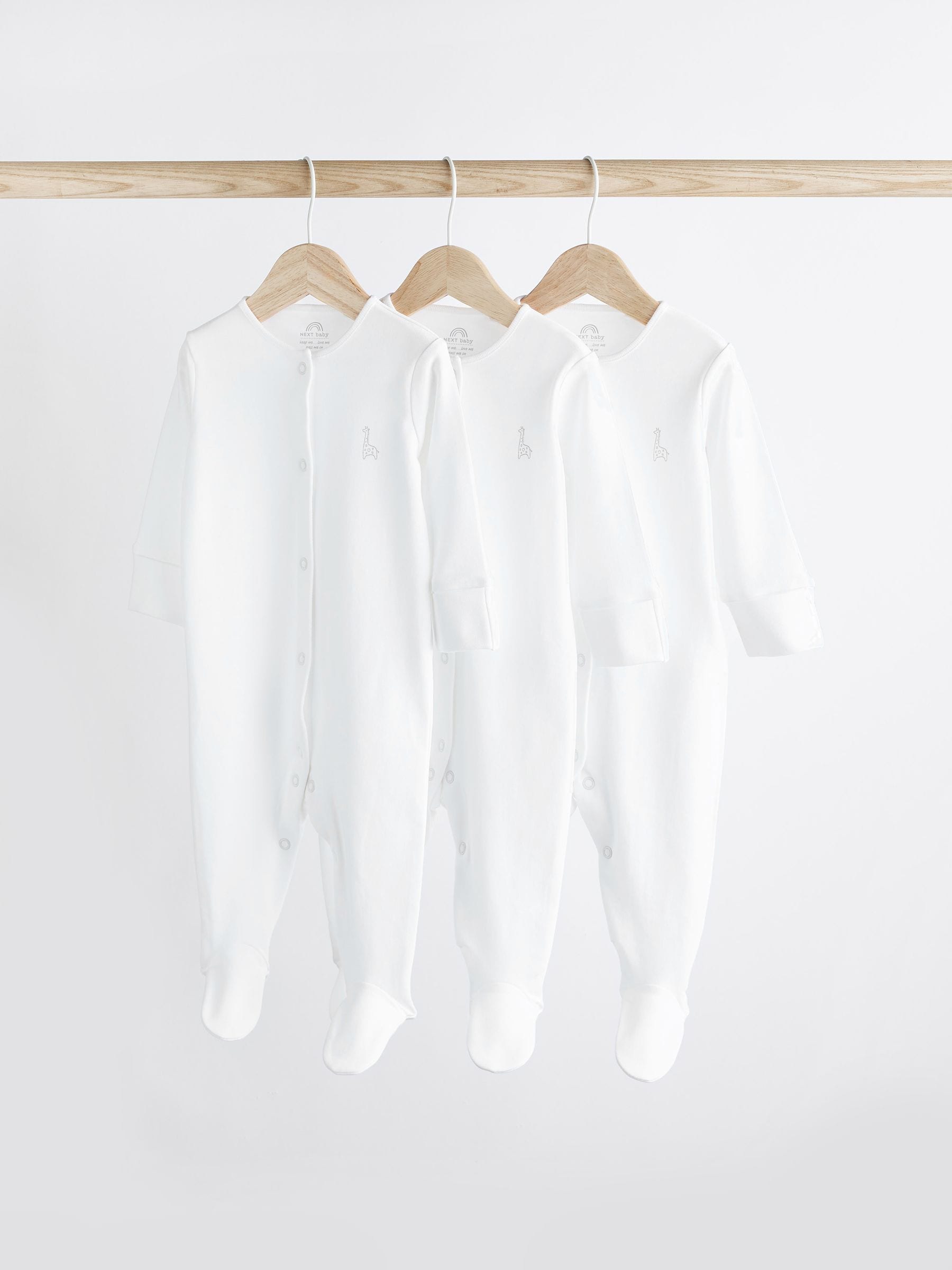 White Essential 10 Pack Short Sleeve Bodysuits - Size 5lb — image 32