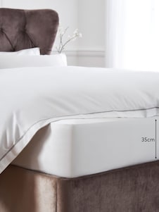 Next סדין של קולקציית לוקס מכותנה באריגת סאטן בצפיפות של 600 חוטים %100 כותנה