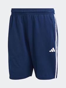 adidas Blue Train Essentials Piqué 3-Stripes Training Shorts
