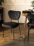 Leopard Luxe Cut Velvet Black