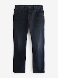 Next כחול שחור - יחיד - מכנסי ג'ינס סטרץ' קלאסיים בגזרה צרה