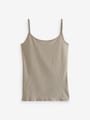 Neutral Grey Thin Strap Vest