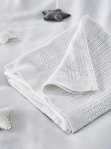 The White Company, שמיכת חורף עם קצוות סאטן