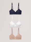 화이트/네이비 블루/핑크
