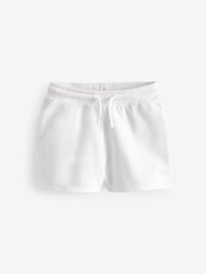Next White Plain Jersey Shorts (3-16yrs)