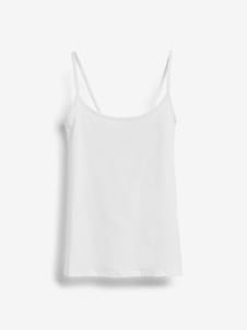 Next לבן - גופיה עם כתפיות דקות