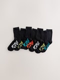 Black Camouflage Footbed