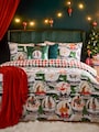 Furn Pine Showtime Christmas Duvet Cover Set