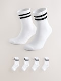 White With Black Stripe