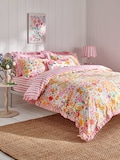 Volante con estampado floral en naranja Campion