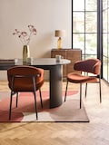 Soft Velvet Rust Brown
