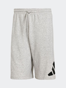 adidas Grey Essentials Big Logo French Terry Shorts