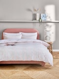 Pink/White Slim Stripe