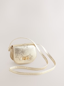Next Gold Tone Star Bag