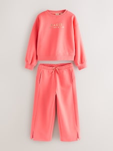 Baker by Ted Baker 2 Piece Logo Sweatshirt and Wide Leg Joggers Set