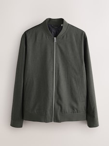 Next ירוק חאקי - ז'קט טייסים במראה מתוחכם