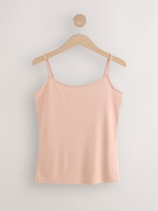 Next צבע ניוד פרלין - גופיית מיקרופייבר נוחה עם כתפיות דקות