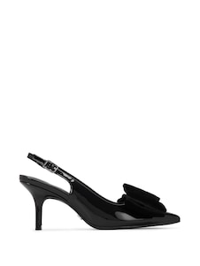 Carvela Black Lavish Bow Shoes