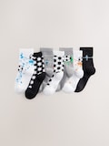 Black/Grey/White Football