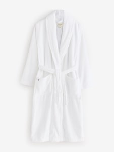 Next White 100% Cotton Towelling Dressing Gown