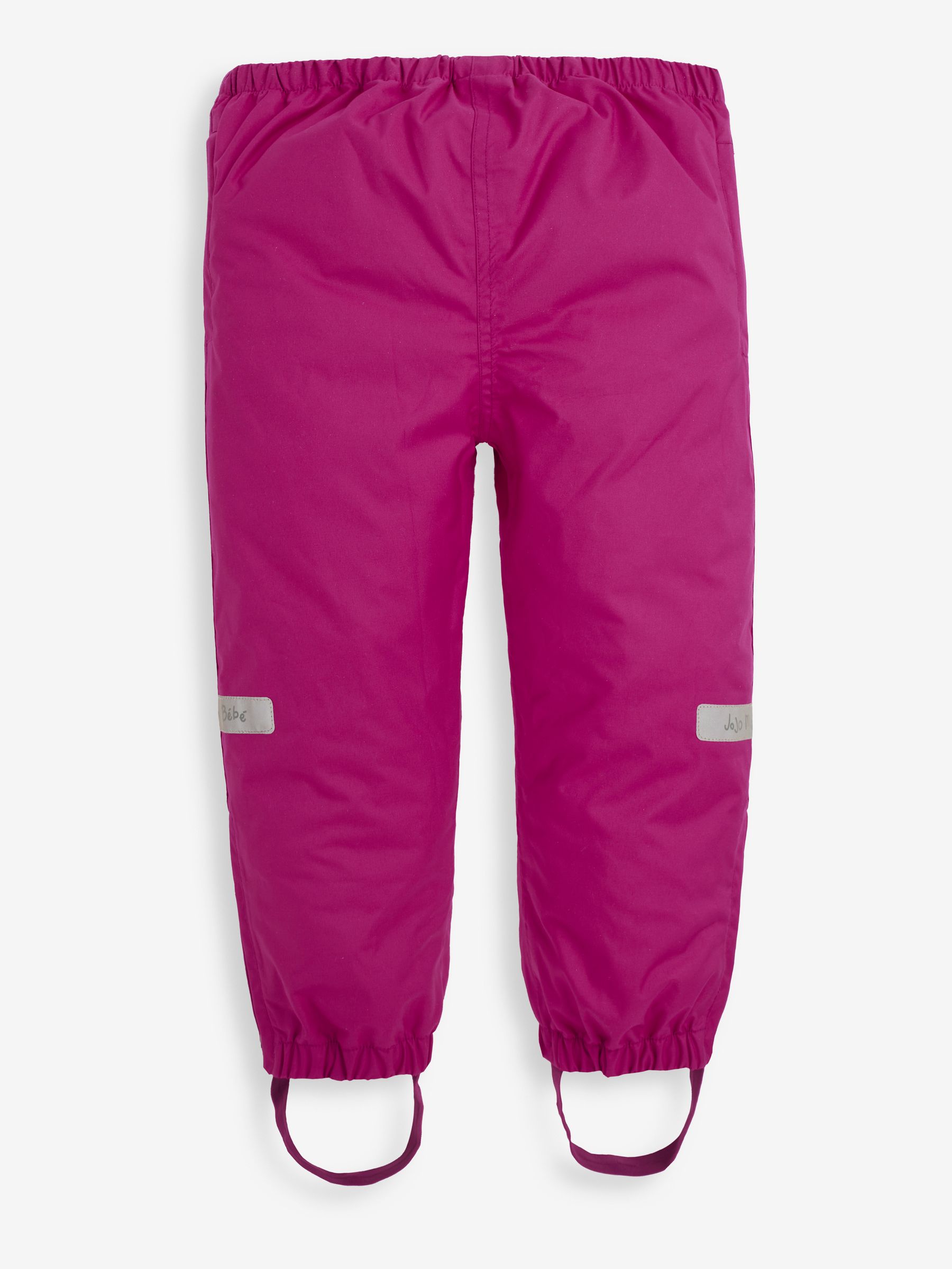 JoJo Maman Bébé Berry Pink Pack-Away Waterproof Trousers