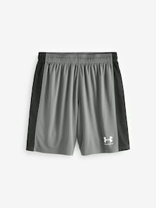 אפור - Under Armour מכנסיים קצרים סריג של ארמור צ'לנג'ר