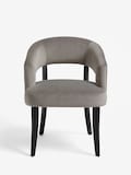 Soft Velvet Mid Grey Black Leg