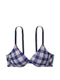 Blue Navy Plaid Print