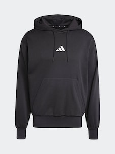 adidas Black Essentials Feelcozy Fleece Hoodie