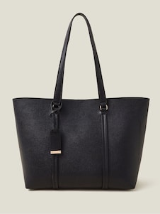 Accessorize Black Classic Large Tote Bag