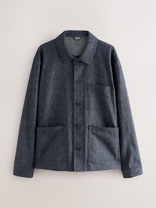 Next כחול  - שאקט חליפה במראה ג'ינס