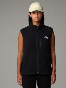 שחור - The North Face וסט מרופד מפליז, דגם Yumiori
