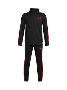 Under Armour Black/Red Knit Tracksuit