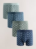 Blue Winter Animal Pattern
