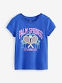 Gap Blue Tennis Club Logo Short Sleeve Crew Neck T-Shirt