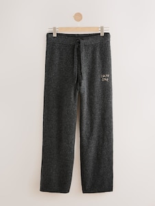 Rockett St George Charcoal Grey Doodles Knitted Lounge Trousers